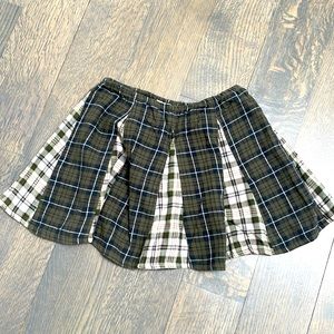 FURST of a kind flannel plaid vintage skirt